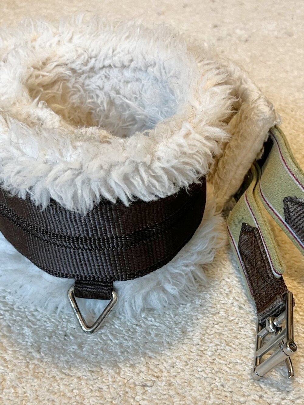 Equinavia Saga Fleece Girth, Brown, 52"